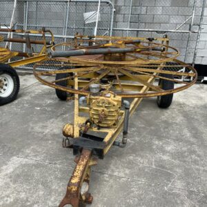 Hose trailer with extended reel